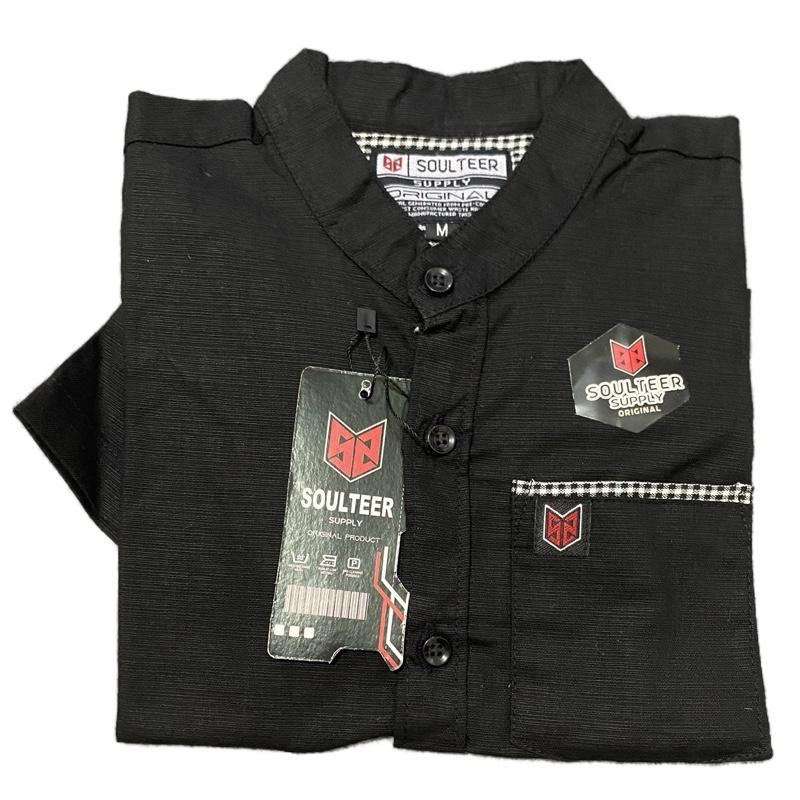 Kemeja Polos Anak Laki-laki Lengan Pendek Usia 3-12 Tahun Kain Katun Cigaret Premium Best Quality Fashion Baju 7