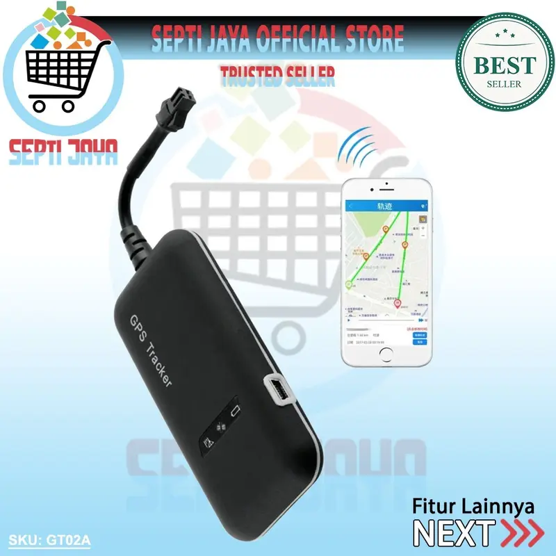 Mini GPS Tracker GT02A Perangkat Pencari Pelacak Lokasi Tracking Location Real Time Pelindung Keamanan Anti Lost Hilang Maling Perlindungan Privasi Untuk Kendaraan Mobi Car Motor 4