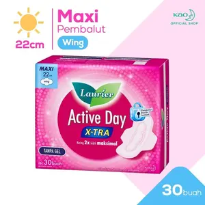 Laurier Active Day Maxi 30s - Pembalut Wing 22cm