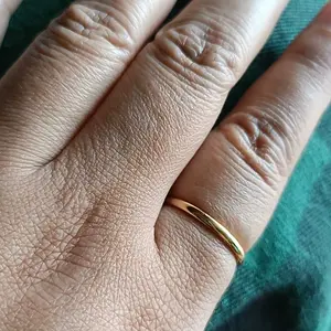 Cincin Titanium Anti Kara R1  Simple 4 Variasi Warna /Perhiasan Wanita / Anti karat Kualitas tinggi Berlian/Fashion Wanita/Mega Jewelry