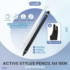 Stylus Pencil GEN 1 Pen Rechargeable Stylus Presisi Kompatibel Semua Tablet Gratis Sarung Tangan