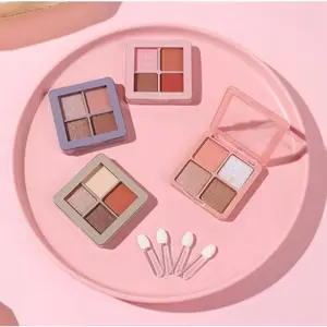 Eyeshadow 4 Warna Color Termurah Kombinasi Glitter Tahan Lama