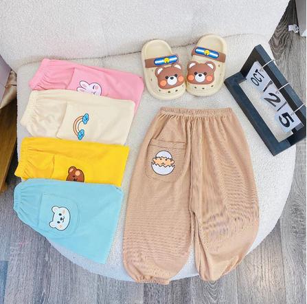 Combo Quần dài Body, ôm - Vải len tăm cho bé trai và bé gái 6-16kg - V7