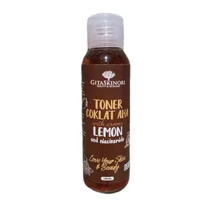 ReadysiapKIRIM! Toner coklat aha lemon bpom 100ml toner kelupas original toner whitening toner angkat daki gitaskinori Mencerahkan Wajah Hitam Kering Perawatan Kotoran bundling Flek badan jerawat