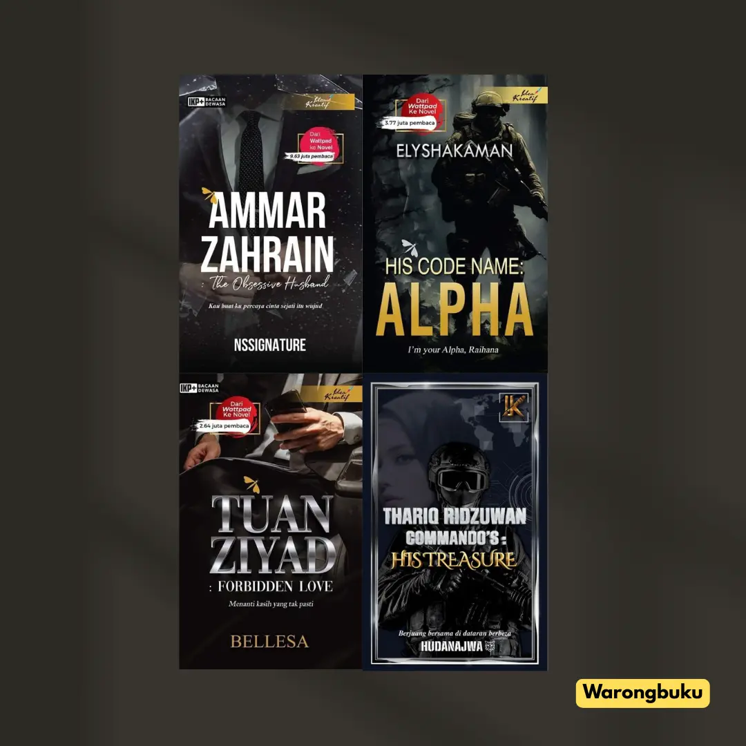 Idea Kreatif - Novel Ammar Zahrain My Obsessive Husband | Novel Tuan Ziyad Forbidden Love | Novel Thariq Ridzuwan's buku ridzuwan drama