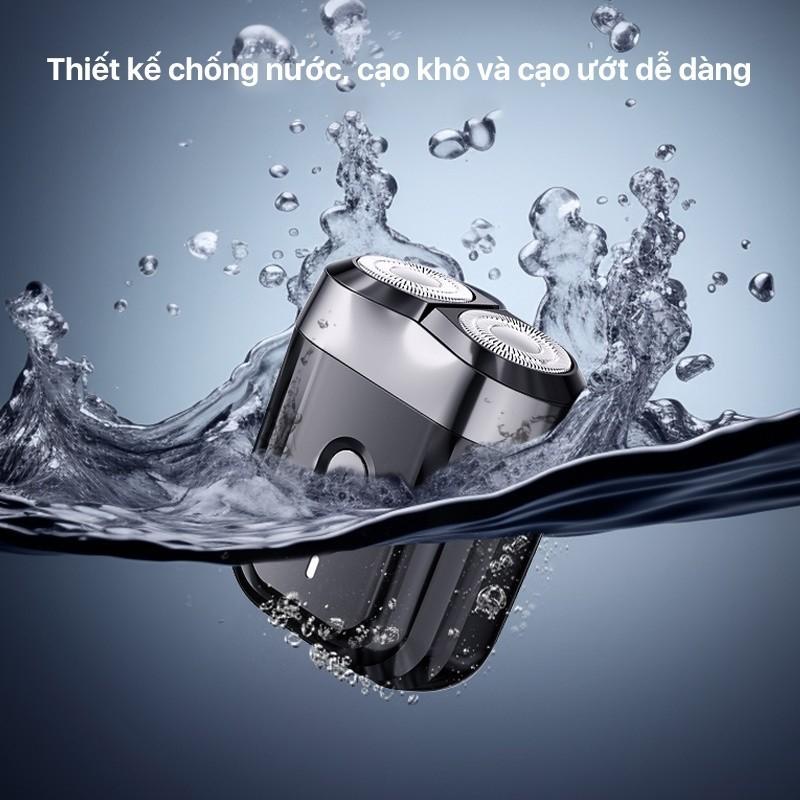 100% Máy cạo râu Enchen Mini 6 lưỡi dao kép mỏng, chống nước IPX7, pin sử dụng đến 2 tháng - BH 6 tháng cổng quang âm thanh tv ra nguồn dùng Vỏ đựng tai Chuyển