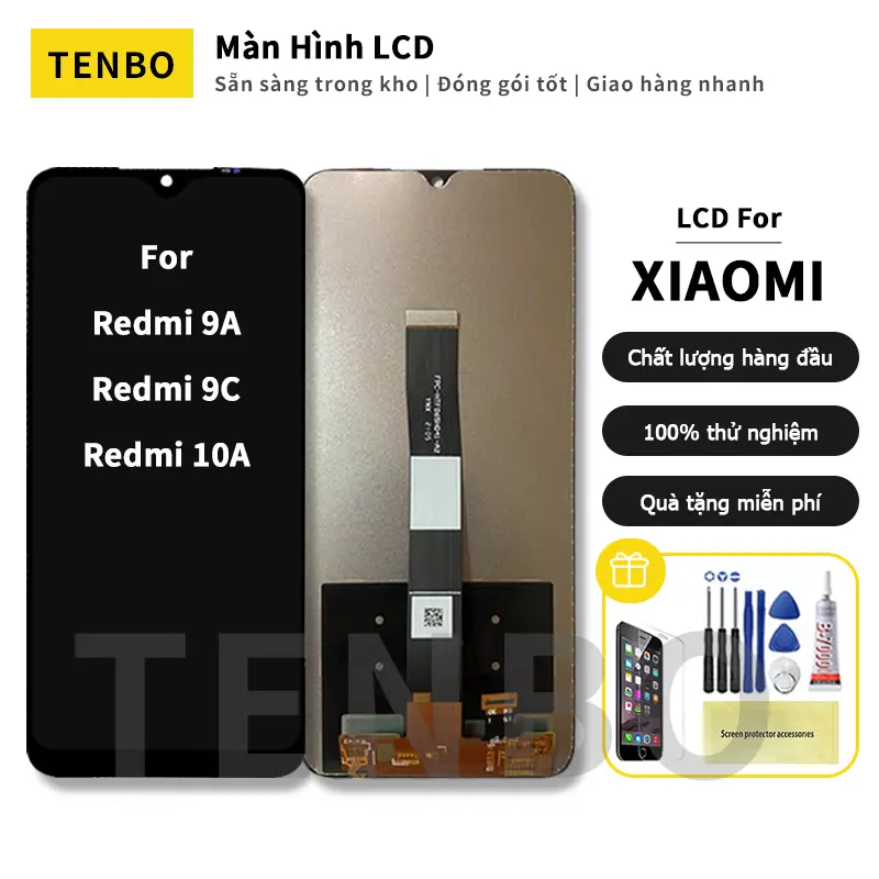 Thay thế màn hình hiển thị LCD, dành cho Xiaomi Redmi 9A, 9C và 10A
