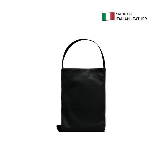 Gambar Rounn Jennie Tote Tas Pundak Unisex Kulit Sapi Asli - Black Asphalt dari Rounn Kota Surabaya 5 Tokopedia