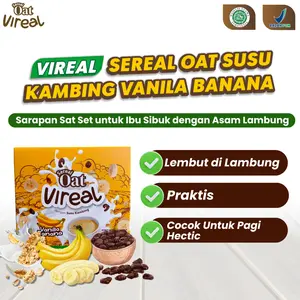 VIREAL Sereal Parktis - Sarapan Sat Set - Baik untuk Asam Lambung, Maag, dan Gerd