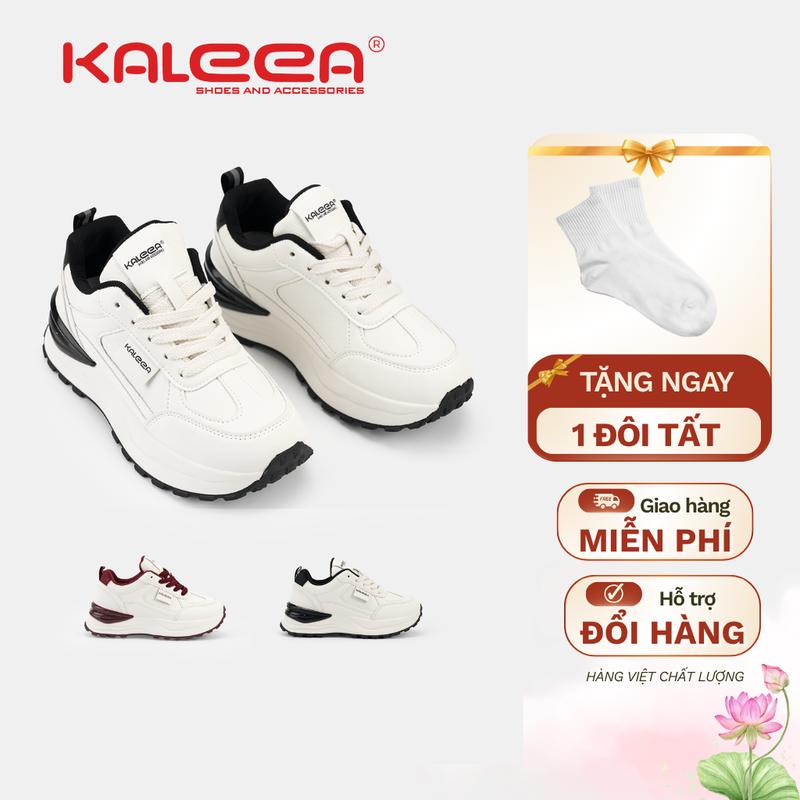 SALE KALEEA T158 - Giày Sneaker Nữ Giày Thể Thao Nữ Đế Cao 5cm Thời Trang Năng Động
