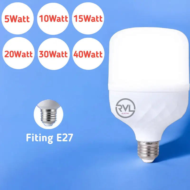 Paket 3 Pcs Lampu ECO LED Capsule 5 Watt, 10 Watt, 15 Watt, 20 Watt, 30 Watt, 40 Watt Putih 2