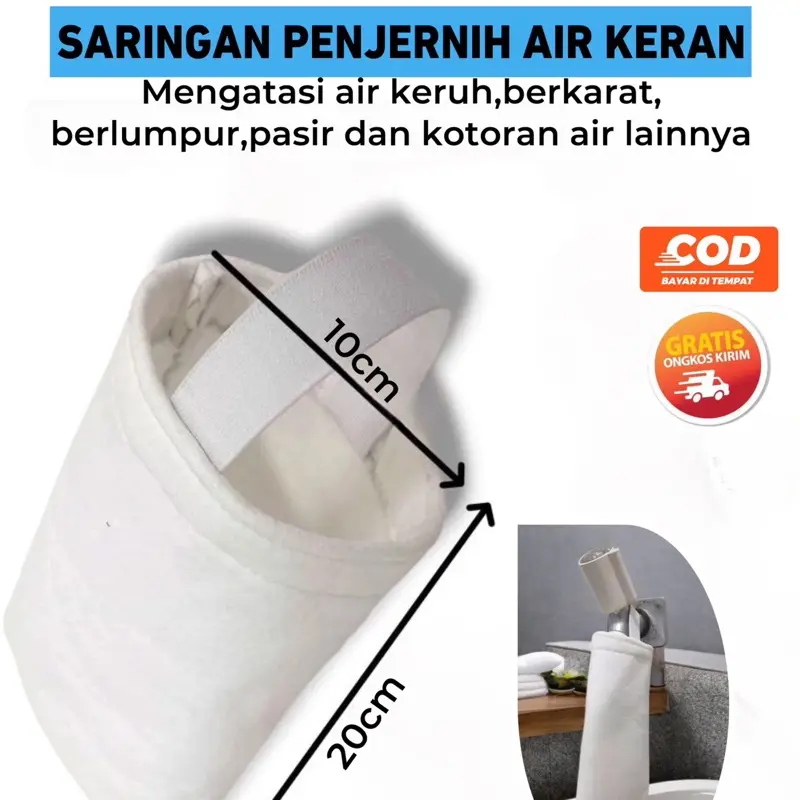 Saringan air filter penjernih air keruh kuning dan bau 4