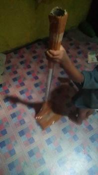 Product Review of Garuk sampah mata 4 gagang pipa besi-garuk berkebun serbaguna from c**n j**h 0