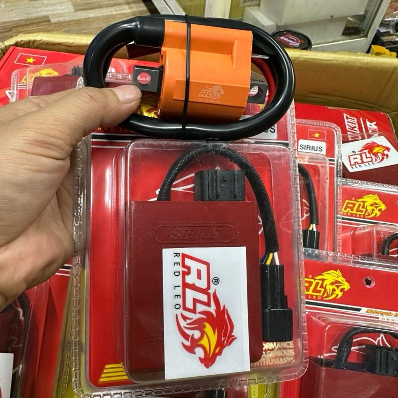  siius 110rCompo IC + mobin sườn Redleo gắn sirius 110cc 