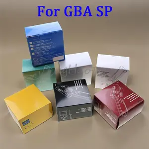 1PC For GBA SP Game Console New Packing Box Carton For Gameboy Advance New Packaging Protect Box Carton Box