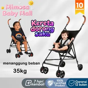 【Mimosa Baby Mall】Stroller Baby Foldable Sturdy Portable Travel Stroller 3.5kg Uniseks 2-7 years