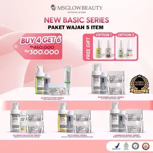 MS GLOW NEW PAKET BESIC SERIES 5 ITEM