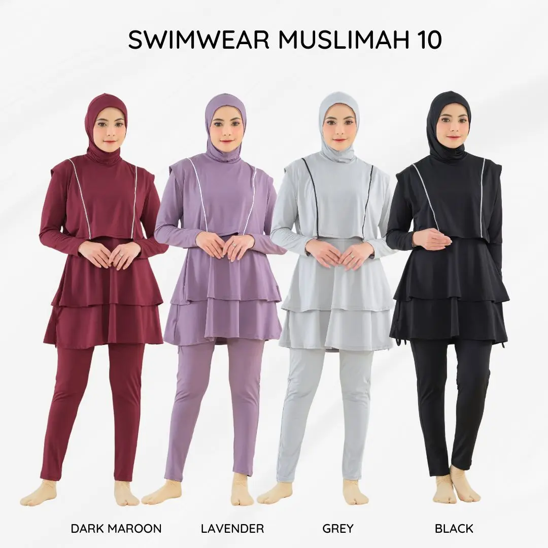 Swimwear 10 Baju Renang Muslimah Menutup Dada Syari
