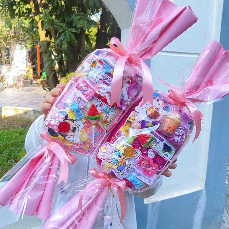 Viên Kẹo Khổng  Xinh Xắn ( tặng kèm đèn led ) dài 50 cm  - Phù Hợp Quà Tặng Mọi Dịp