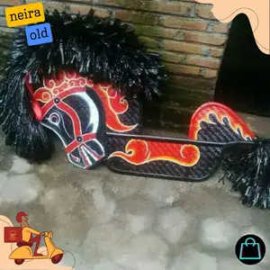 kuda lumping besar asli jaranan pentas jaranan gebang plastik NID