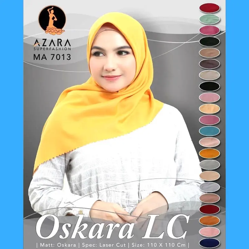 10 ATAU 5 SEGI EMPAT OSKARA POLOS LC PACKING PLASTIK ORI AZARA SUPERFASHION 5