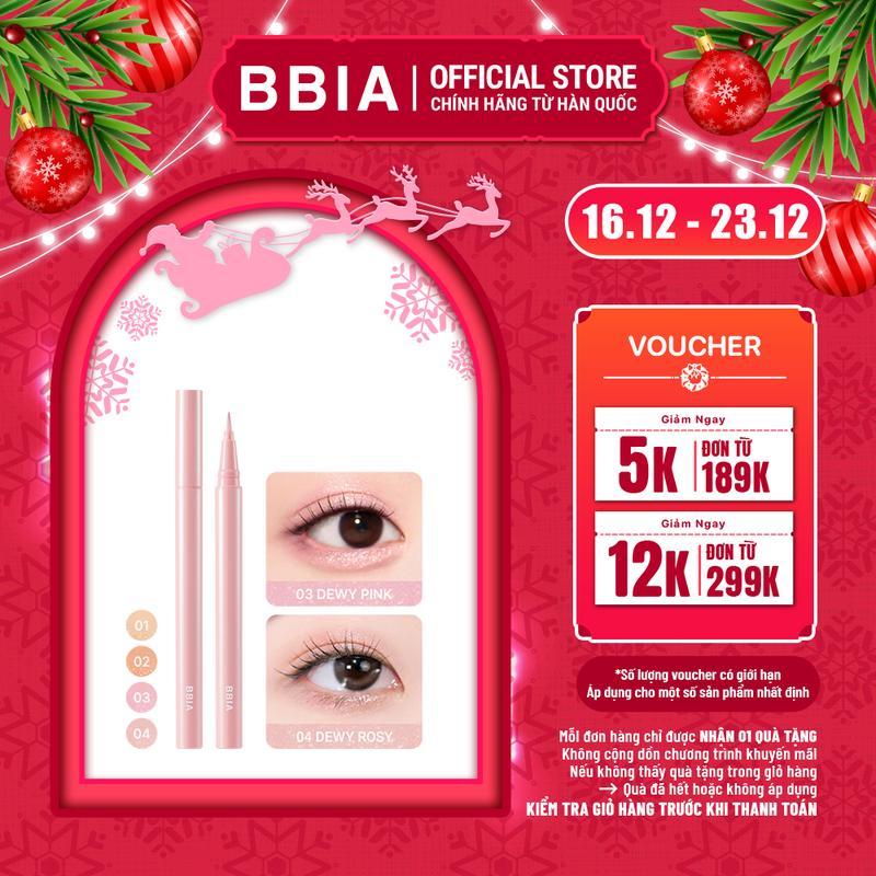  BBIA   HSD:10.2026  Bút kẻ mắt nhũ siêu bắt sáng BBIA Last Glitter Highliner 0.5g 