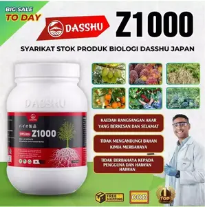 Eksklusif Pupuk Dasshu Z1000 - Perangsang Akar Tunas Buah | Pupuk Organik Kualitas Teknologi Japan Bisa Unutk Semua Tanaman