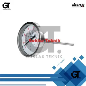 Thermometer Gauge Merk Wiebrock 300c 4 Inch - Thermometer Suhu Stick