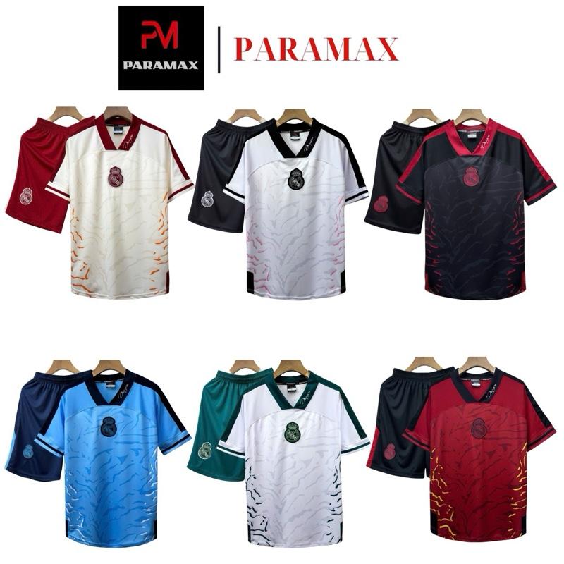 Bộ quần áo bóng đá, đồ đá banh REAL DRAGON logo THÊU thun lạnh cao cấp LOẠI I Top Sport