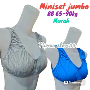 isi 5 pcs Miniset jumbo XXL BB 65-90kg,sangat cocok untuk ibu hamil dan menyusui Katun Nyaman Kehamilan