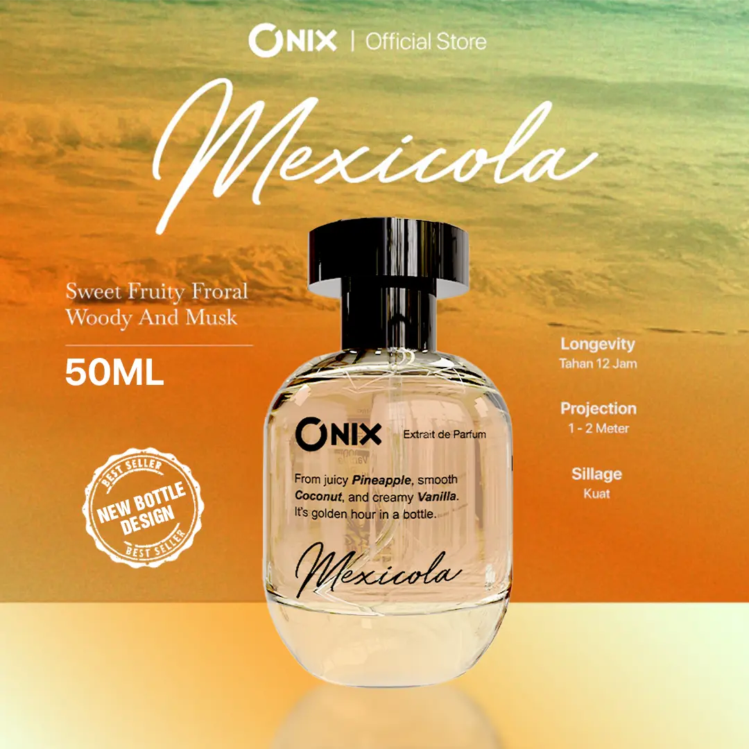 ONIX Fragrance Extrait De Parfum - MEXICOLA 50ML | Fruity Floral Oriental Perfume Unisex