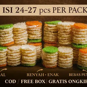 Patolo/pathilo/rengginang singkong khas jogja/gunungkidul COD ISI 24-17