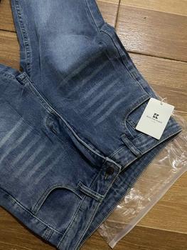 Product Review of Kivi Garment Jeans Cutbray Wanita Highwaist Jeans Cutbray Stylish, Cutbray Denim, Sentuhan Flare Klasik,Celana Wanita, Celana Panjang Stretchy (Melar) from e**a 2
