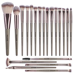 MAANGE Beauty Makeup Brush Set, 20 brochas de maquillaje con Cerdas suaves y agarre cómodo para principiantes, herramientas de maquillaje profesionales para mujeres