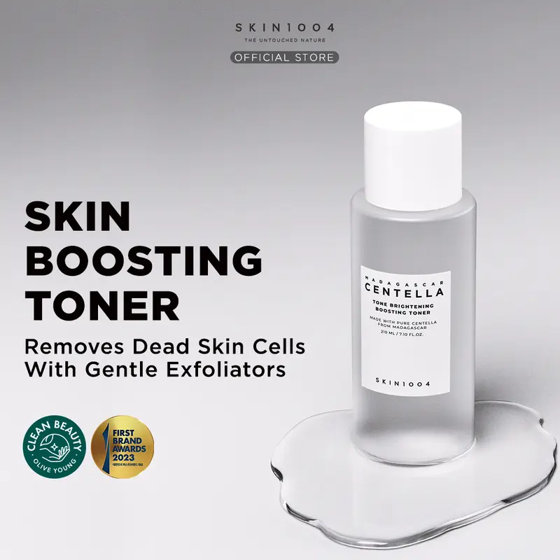 SKIN1004 Madagascar Centella Tone Brightening Boosting Toner 210ml Perawatan Mencerahkan Wajah Niacinamide Berminyak Niacinamide 0