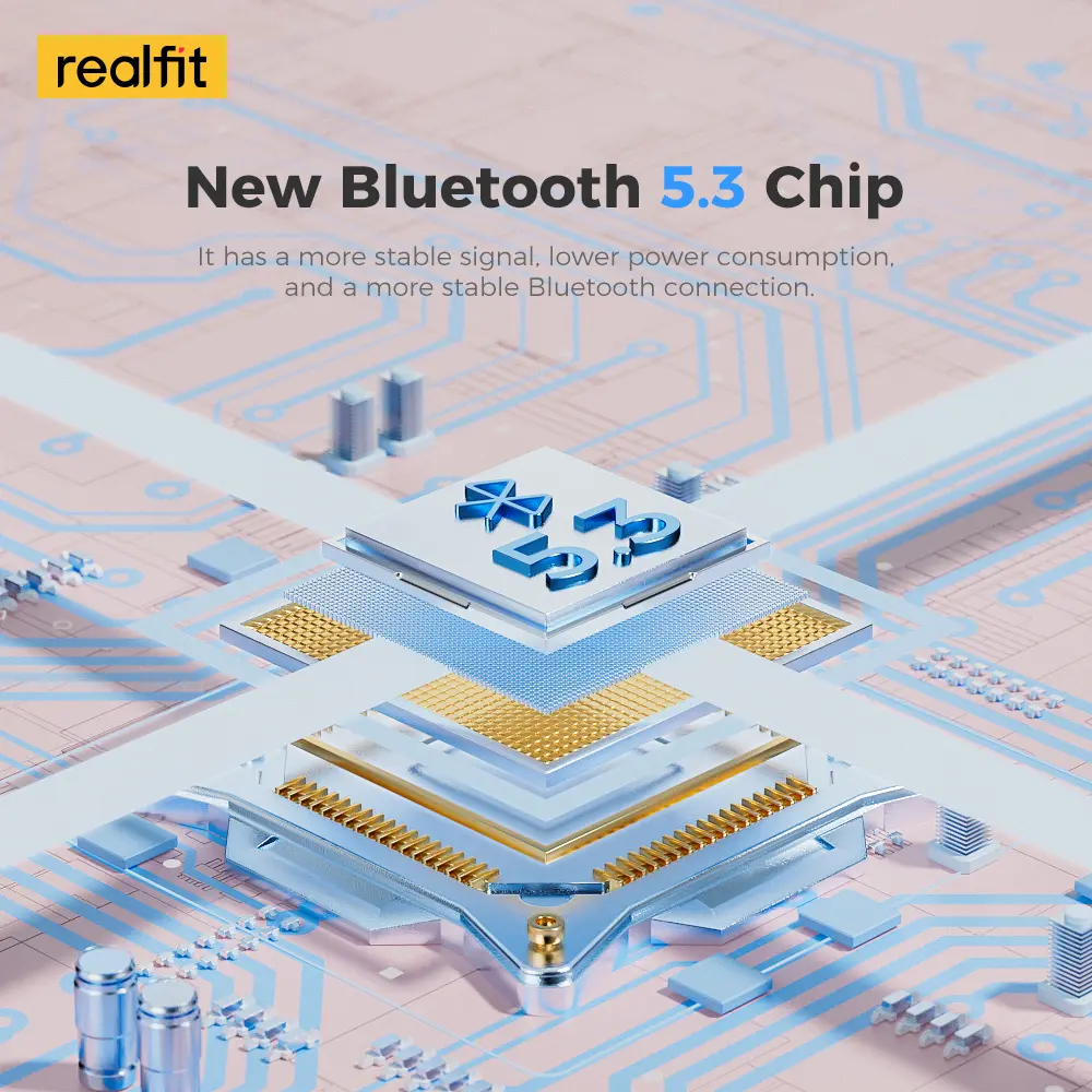 Tai Nghe Nhét Tai Nghe Bluetooth Realfit F2, Thiết Kế Hoạt Hình Dễ Thương, Đầy Màu Sắc, BT5.3, Tai Nghe Không Dây Mini, Có Mic | BigBuy360 - bigbuy360.vn