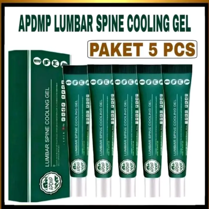 (PAKET 5 PCS] APDMP Salep Lumbar Asli  Cream Lumbar Cina Original Lumbar Cold Compress Gel Lumbar Spine Cooling Gel Pereda Nyeri Sarap Kejepit Nyeri Sendi Nyeri Punggung Nyeri Leher Pegalinu