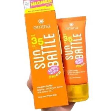 sunscreen Emina sun battle spf 35+++ 20ml
