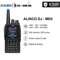 Gambar Alinco DJ-MD5 Dual Band VHF UHF HT Digital Analog Original Garansi Resmi 1 Tahun dengan Layar Lebar 1,77 Inci & Audio Jernih dari Ucomm.ID Store Kota Administrasi Jakarta Barat 1 Tokopedia