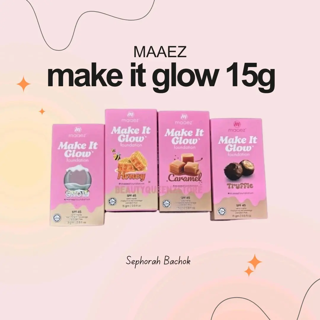 Maaez foundation 15g Ready Stok