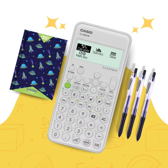 Gambar CASIO SCIENTIFIC CLASWIZ FX-350CW dari CASIO Calculator Kota Administrasi Jakarta Pusat Tokopedia