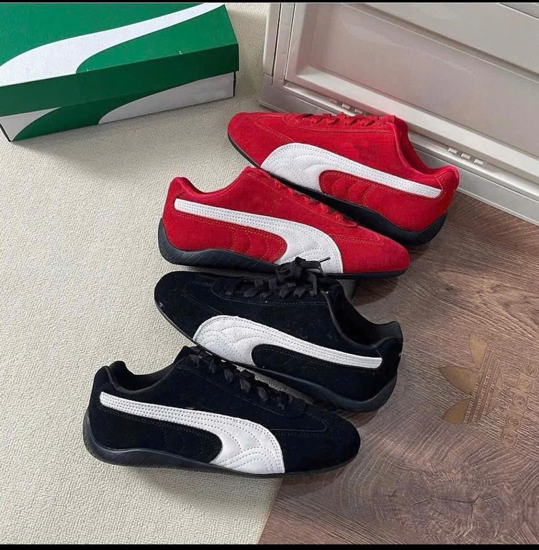 Giày Thể Thao Pu.má 2 Màu Đỏ , Đen Full Size 36-43