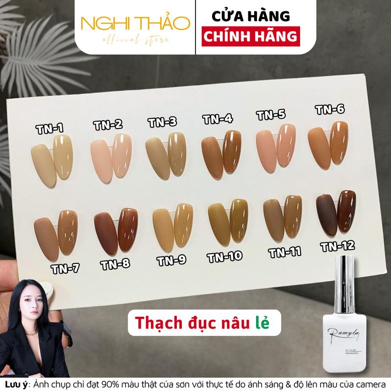 Sơn gel thạch đục nâu lẻ màu RAMYLA