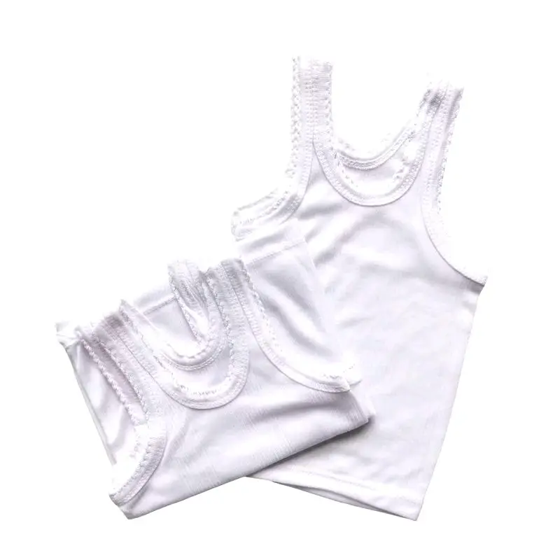 12 Pcs Singlet Bayi Putih Polos 3