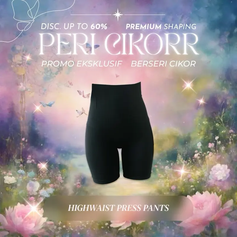 [BONDLOU] CELANA SHORT HIGHWAIST PRESS PINGGANG