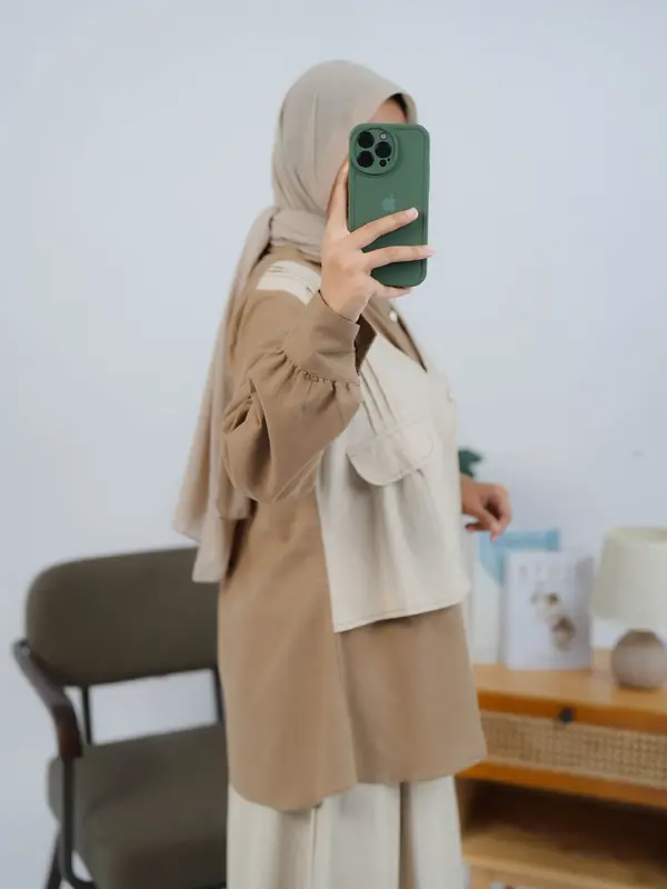 Asofa Carisya Setelan Pakaian Rok Busui Kancing 4
