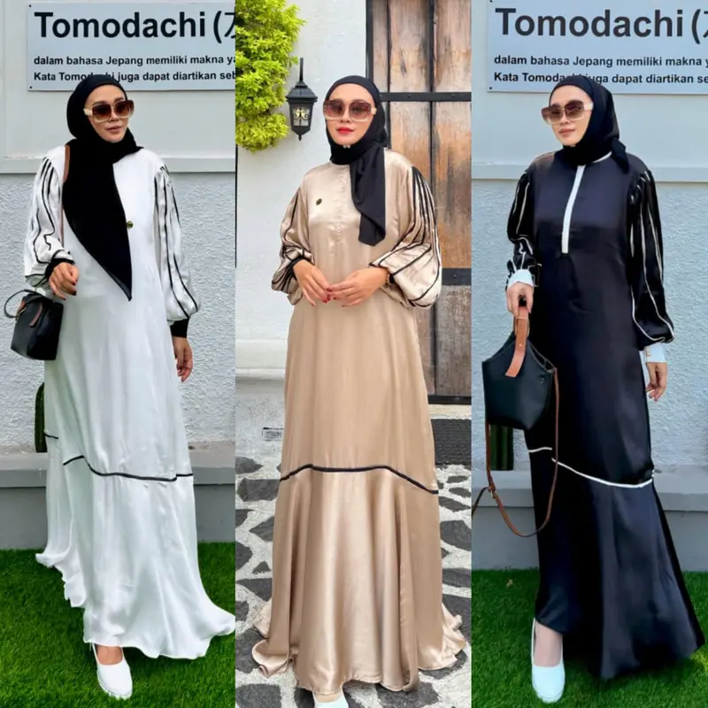 Abaya Kayla by Velino Collection - Gamis Muslimah Berkualitas dengan Motif Berkualitas 0