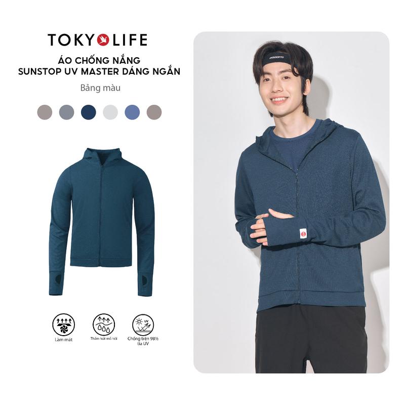 Áo khoác chống nắng chống tia UV Nam cao cấp dòng Sunstop UV Master mũ liền thoáng khí F7UVJ079P - TOKYOLIFE