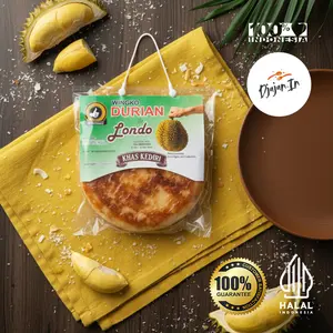 DURIAN - Wingko Cap Londo Rasa Durian+butter Camilan Spesial Dengan Rasa Durian Khas Segar Dan Gurih Butter Susu Manis Cocok Untuk Bersantai Di Rumah