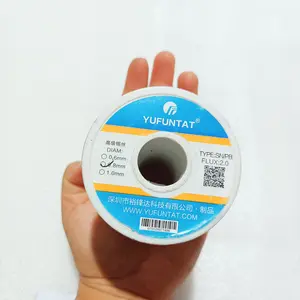 timah solder tinol solder 0.8 flux core 2.0 YUFUNTAT per meter